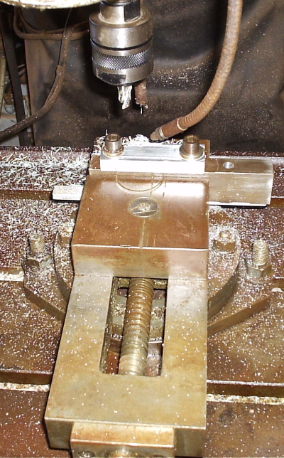 Blank in Mill Vice