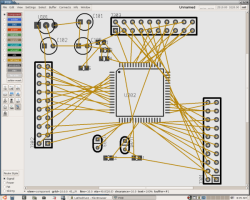 PCB ratsnest graphic