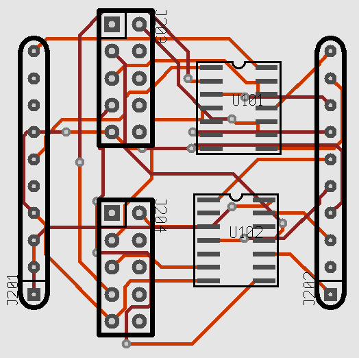 Serial1 PCB Autorouted